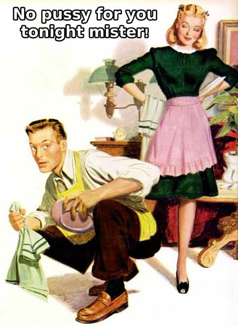 Magic Illusions, Vintage Housewife, Happy Housewife, Pin Up Vintage, Postal Vintage, Retro Housewife, Vintage Couples, Magazine Illustration, Vintage Life