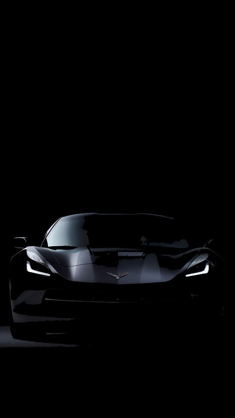 C7 Corvette Stingray Dark #iPhone #7 #wallpaper C7 Corvette Stingray, Chevrolet Wallpaper, Black Car Wallpaper, Black Corvette, Car Iphone Wallpaper, C7 Corvette, Chevrolet Corvette C7, Sports Car Wallpaper, Motorcycle Wallpaper