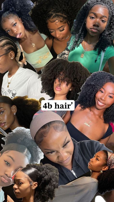 4b hair Braid Out Natural Hair, 4b Natural Hair, 4b Hair, Beautiful Black Hair, Quick Natural Hair Styles, Edges Hair, Cute Curly Hairstyles, Hairdos For Curly Hair, Natural Curls Hairstyles