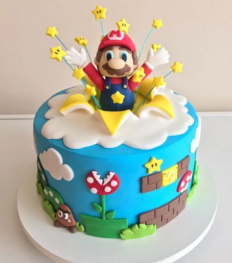 Mario Birthday Cake, Mario Bros Cake, Super Mario Cake, Super Mario Bros Birthday Party, Mario Cake, Mario Bros Birthday, Mario Bros Party, Super Mario Birthday Party, Mario Birthday Party