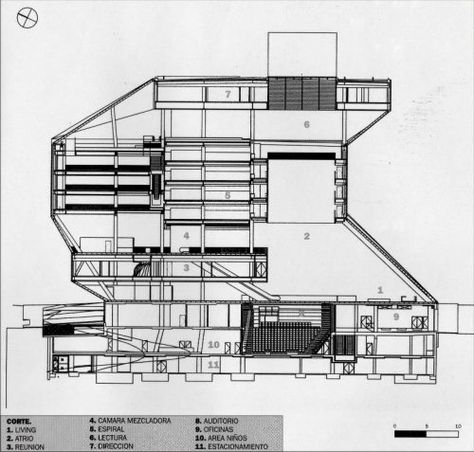 Seattle Public Library Library Floor Plan, Architecture Mood Board, Seattle Library, Seattle Central Library, Seattle Public Library, Library Plan, Architecture Diagram, Seattle Center, Section Drawing