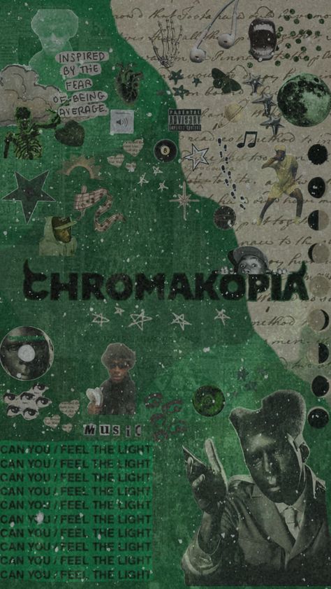 10/10 album ☺️ #tylerthecreator #chromakopia #green #randb #tyler #album #albumoftheyear Chromakopia Wallpaper Tyler The Creator, Goblin Tyler The Creator Wallpaper, Chromakopia Art, Tyler Widget, Tyler Core, Music Wallpapers, Tyler The Creator Wallpaper, Album Of The Year, Background Ideas