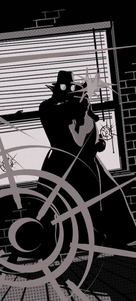 Noir Spiderman Wallpaper, Spider Noir Into The Spiderverse, Spiderverse Phone Wallpaper, Spider Man Black Wallpaper, Spider Man Noir Wallpaper, Spiderman Noir Wallpaper, Spiderman Wallpaper Black, Spider Noir Wallpaper, Black And White Spiderman