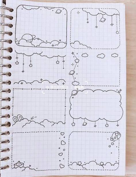 Notes Aesthetic Border, Notebook Designs Ideas, Diary Border Design, Aesthetic Graphic Organizer, Project Writing Ideas, Whiteboard Decoration Ideas, Doodle Border Design, Journal Border Ideas, Journal Ideas Design