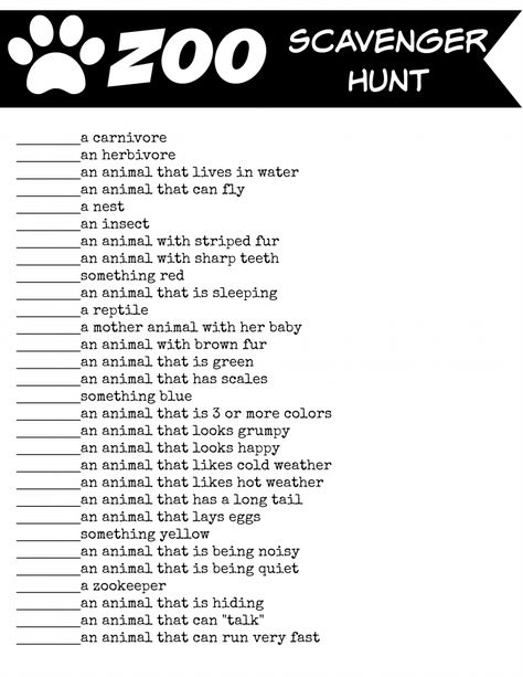 HHM Zoo Scavenger Hunt                                                                                                                                                     More Zoo Homeschool Trip, Homeschool Zoo Trip Activities, Homeschool Zoo Trip Free Printable, Zoo Homeschool Activities, Safari Scavenger Hunt Free Printable, Zoo Trip Essentials, Zoo Scavenger Hunt Printable Free, Zoo Games For Kids, Zoo Field Trip Activities