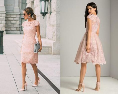 What Shoes Can I Wear with a Pale Pink Dress? #fashion #trends #dress #pink #shoes Pale Pink Dress Outfit, Vestido Rosado Outfit, Blush Pink Dress Outfit, Light Pink Dress Outfit, Pink Semi Formal Dresses, Dusky Pink Dress, Neon Prom Dress, Colour Shoes, Blush Outfit