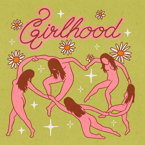 This is ✨Girlhood✨ #girlhood #procreateart #artoftheday #digitalartist #pocatelloartist #artistforhire #appareldesign | Instagram Girlhood Illustration, Girlhood Art, Ap Art, Room Ideas Bedroom, Funky Art, Simple Art, Whimsical Art, Apparel Design, Creative Studio