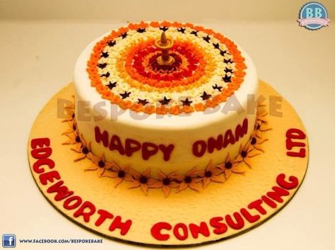 Onam cake Onam Theme Cakes, Muffin Design, Eid Cake, Onam Celebration, Decorating Frosting, Chocolate Cake Decoration, Cake Decorating Frosting, Kurti Neck, Baby Birthday Cakes