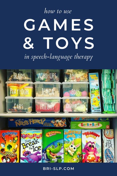 Speech Classroom Decor, Speech Therapy Activities Elementary, Speech Therapy Organization, Toy Closet, Speech Therapy Tools, Speech Games, Early Intervention Speech Therapy, Speech And Language Therapy, School Speech Therapy