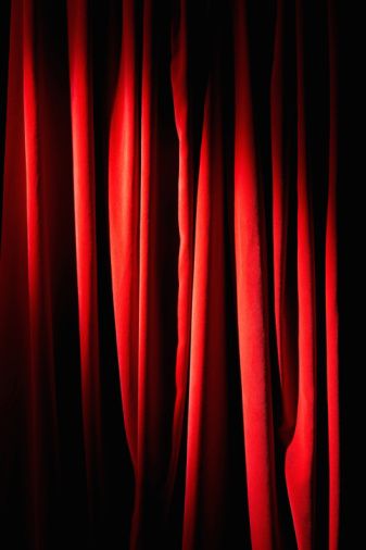 red curtain Theatre Curtains, Red Drapes, Laura Palmer, Red Curtains, The Greatest Showman, Red Rooms, Movie Room, Colorful Curtains, Twin Peaks