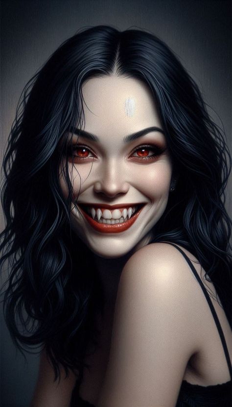 Professional Eye Makeup, Vampire Fashion, Monster Movies, Haunting Beauty, Vampire Pictures, Vampire Masquerade, Heavy Metal Girl, Female Artwork, Female Vampire