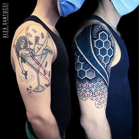 Big Cover Up Tattoos, Shoulder Cover Up Tattoos, Dragon Hand Tattoo, Arm Cover Up Tattoos, Cover Up Tattoos For Men, Samurai Tattoo Sleeve, Front Shoulder Tattoos, Nature Tattoo Sleeve, Forearm Band Tattoos