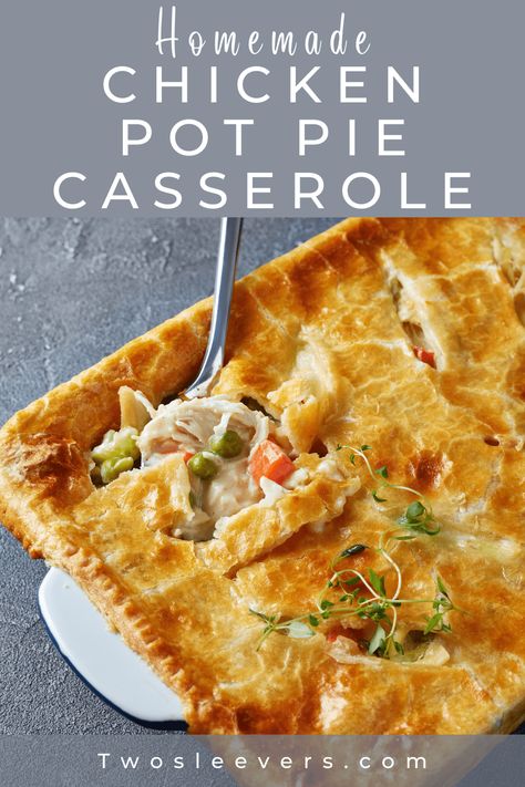 Individual Chicken Pot Pies, Easy Chicken Pot Pie Recipe, Pot Pie Casserole, Chicken Pot Pie Casserole, Homemade Chicken Pot Pie, Chicken Pot Pie Recipe, Pot Pie Recipe, Easy Chicken Pot Pie, Pot Pies Recipes