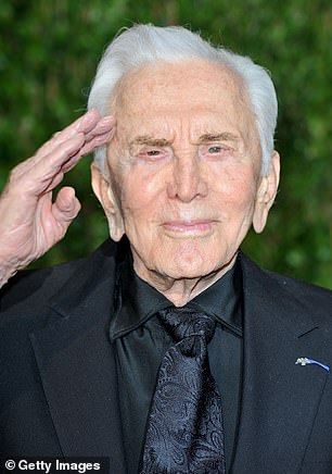 Kirk Douglas dead at 103: Spartacus star's son Michael Douglas shares heartbreaking news | Daily Mail Online Gene Autry, Michael Douglas, Kirk Douglas, Actors Male, Barbara Stanwyck, Hollywood Legends, Kylie Minogue, Yesterday And Today, Golden Age Of Hollywood