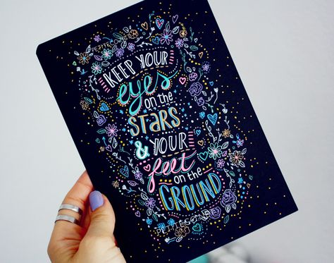 T.Roosevelt Brush Lettering Quotes, Brush Pen Lettering, Black Paper Drawing, Journaling Inspiration, Hand Lettering Inspiration, Posca Art, Hand Lettering Art, Hand Lettering Fonts, Paper Notebook