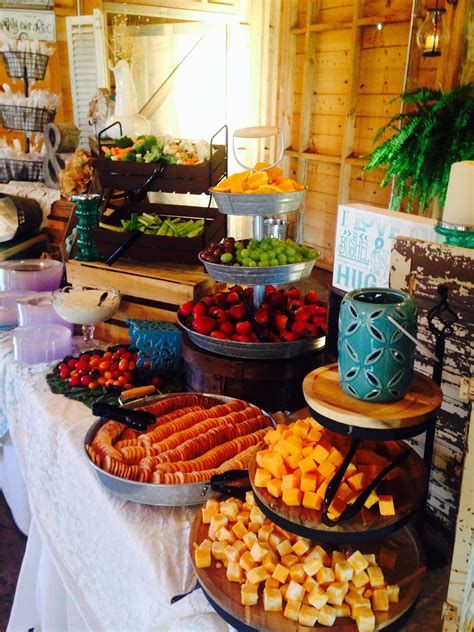 Church Photos ... | 100… | Thanksgiving Wedding Food Display, Wedding Buffet Food, Wedding Food Stations, Appetizers Table, Summer Wedding Guest Dress, Wedding Appetizers, Fruit Displays, Pig Roast, Wedding Reception Food