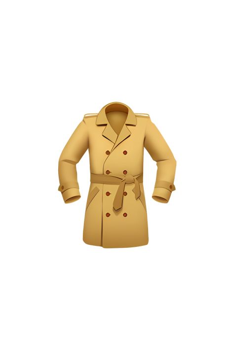 The emoji 🧥 depicts a coat, which appears as a long piece of clothing that covers the upper body and arms. The coat is shown in a shade of blue-gray, with a collar, lapels, and buttons down the front. The sleeves are visible, and the coat appears to be made of a thick, warm material. The emoji also includes a belt around the waist, which is tied in a knot. Overall, the emoji conveys the appearance of a stylish and practical coat that could be worn in cold weather. 2024 Notion, Lego Hotel, Emojis Iphone, Apple Emojis, Iphone Emoji, Emoji Iphone, Hot Wheels Garage, Emoji Games, The Emoji