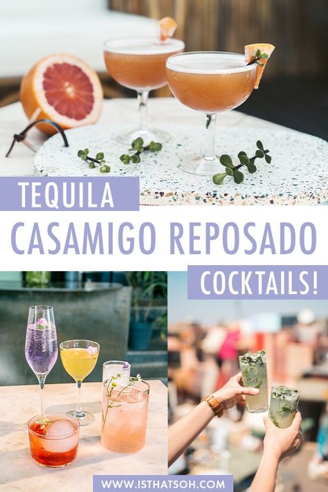 Tequila Casamigo Reposado Cocktails Tequila Wedding Cocktails, Tequila Reposado Cocktails, Reposado Tequila Cocktails, Reposado Cocktails, Tequilla Cocktails, Reposado Margarita, Casamigos Reposado, Tacos And Tequila Party, Margarita Truck