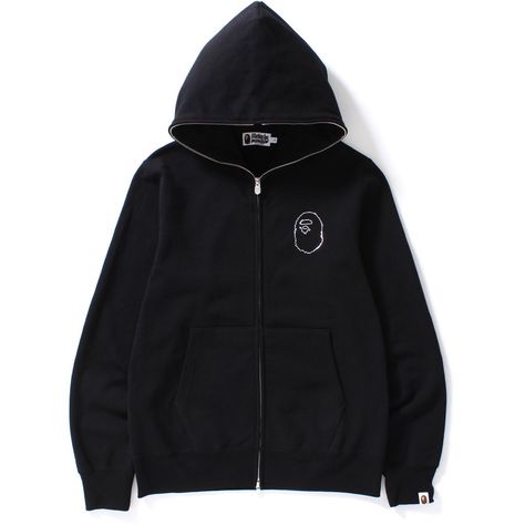 Bape black hoodie Bape Black, Mens Street Style, Black Hoodie, Street Style, Blazer, Black