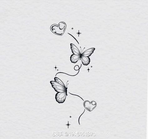 Sun And Moon Moth Tattoo, 10cm Tattoo, June Tattoo Ideas, Cute Butterfly Tattoos, Butterfly Tattoos On Arm, Cute Simple Tattoos, Small Girly Tattoos, Mommy Tattoos, Small Pretty Tattoos