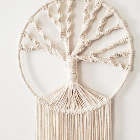 Youtube macrame tutorial for tree of life Tree Of Life Macrame Pattern Tutorial Free, Macrema Tree Of Life Diy, Tree Of Life Bedroom Decor, How To Make A Macrame Tree Of Life, Macrame Wall Hanging Tree Of Life, Free Macrame Tree Of Life Patterns, Macrame Family Tree Tutorial, Macrame Tree Of Life Tutorial Video, Macrame Tree Wall Hanging