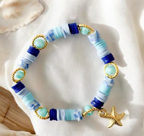 🌊✨ Calling all ocean lovers! ✨🌊 Check out our latest clay bead bracelet inspired by the serene beauty of the sea! 🌺🐚 Perfect for adding a splash of colour and a wave of fun to your style. 🌈🌞 Each bracelet captures the essence of sandy beaches and crystal-clear waters. 💙🌴 Whether you’re chilling with friends or heading out on an adventure, this bracelet is your perfect accessory. Let the ocean vibes flow! 🌊💫 #OceanVibes #ClayBeads #HandmadeJewellery #TeenFashion #BeachLife #StaySalty ... Ocean Vibes, Ocean Lover, Crystal Clear Water, Beach Vibe, Lovely Jewellery, Clay Beads, Teen Fashion, Color Splash, Handmade Jewelry