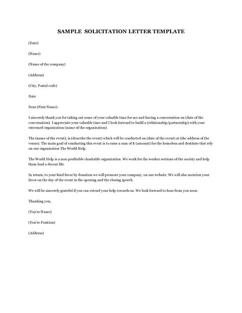 Solicitation Letter, Business Letter Format, Donation Form, Donation Request, Donate Money, Business Letter, Letter Sample, Organization Planning, Fundraising Events