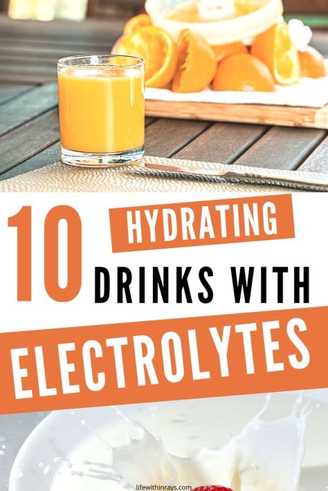 hydrating drinks with electrolytes for recovery Drinks For Hydration, Best Electrolyte Drink, Electrolyte Drink Recipe, Homemade Electrolyte Drink, Preworkout Drink, Best Drinks, Sports Drinks, Improve Nutrition, After Exercise