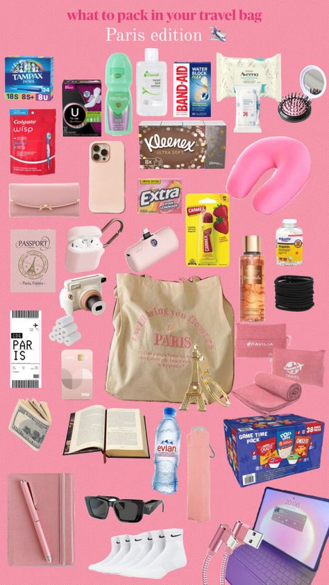 Created by anna_luhvxx on Shuffles Paris Packing List, French Trip, Paris Packing, Road Trip Kit, Everyday Bag Essentials, Travel Packing Checklist, Best Friend Quiz, Packing Essentials, Holiday Packing