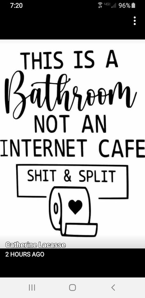 Idee Cricut, Projets Cricut, Cricut Craft Room, Diy Cricut, Bathroom Humor, Bathroom Signs, Cricut Projects Vinyl, Cricut Vinyl, Sarcastic Quotes