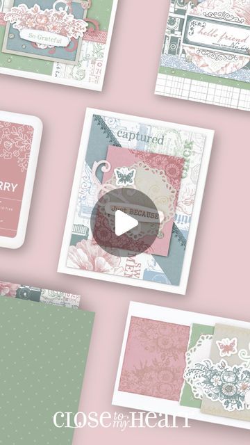 Close To My Heart on Instagram: "Step into a world of timeless charm with Sweet Memories Cardmaking! 💌✨ Watch as we blend vintage elegance with modern creativity to craft a card that captures the essence of cherished moments. Let’s journey through nostalgia and celebrate the art of preserving sweet memories. Ready to create something truly special? Let’s dive in! . . . #SweetMemories #CardmakingMagic #CraftingNostalgia" Vintage Elegance, Creative Memories, Create Something, Sweet Memories, Close To My Heart, Heart On, Out Of This World, Dive In, A World