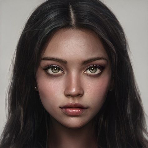 Latina Girl Face Claim, Oc Artbreeder, Latina Character Inspiration, Artbreeder Portraits, Character Inspiration Girl, Squirrel Girl, Found You, Fantasy Aesthetic, Character Modeling