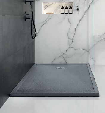 Stone Shower Tray, Shower Tray Ideas, Slate Shower Tray, Shower Tray Design, Walk In Shower Tray, Slate Shower, Black Shower Tray, Shower Trays, Contemporary Shower