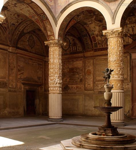 Palazzo Vecchio, Florence Dragon Age Josephine, The Borgias, Italy Aesthetic, 14th Century, 16th Century, Taj Mahal, Florence, Interior Architecture, Beautiful Places