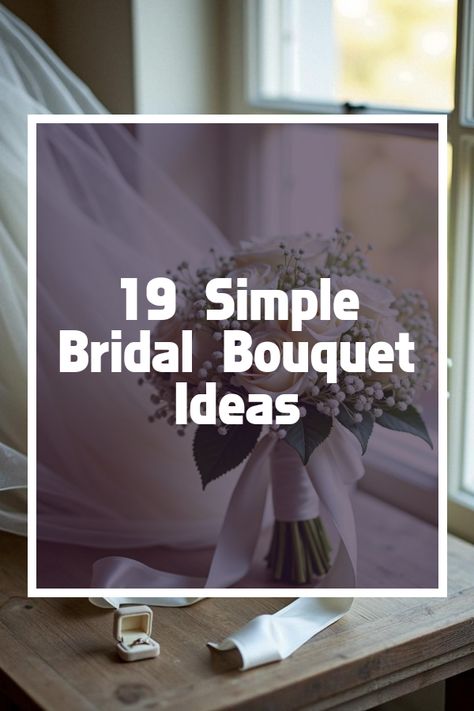 Did you know that a simple bridal bouquet can steal the spotlight with its elegance? Discover how minimalist blooms can transform your wedding style. From chic white roses to dainty wildflowers, explore our inspiring gallery with 19 stunning photos and discover the perfect bouquet that complements your big day effortlessly. Flower Bouquet Small Simple, Simple Bridal Bouquet, Small Bridal Bouquet, Bridal Bouquet Ideas, Fresh Wedding Flowers, A Bunch Of Flowers, Steal The Spotlight, White Wedding Bouquets, Bouquet Ideas