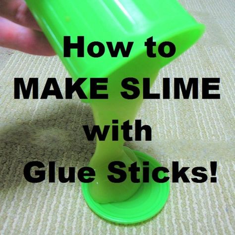 If you want a fun activity to do with your kid, why not make some homemade slime using glue sticks! This is a great activity your child can participate in and even learn something in the process. Glue Stick Slime, Slime With Glue, Make Slime Without Glue, Slime Without Glue, Wall Puzzle, Slime No Glue, Messy Crafts, Slime For Kids, Homemade Slime