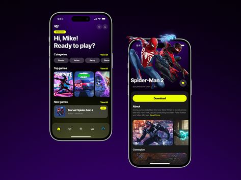 Discover 700+ Gaming App designs on Dribbble. Your resource to discover and connect with designers worldwide. Game App Ui, Uxui Design, Trendy Games, Mobile App Games, Movie App, Website Ideas, Game Streaming, Zara Collection, App Ui Design