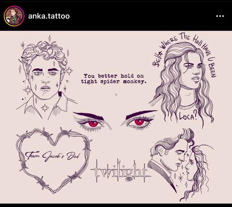 Twilight Tattoos, Chaos Tattoo, Cute Simple Tattoos, Tattoo Sheet, Armband Tattoos, Western Tattoos, Tattoo Style Drawings, Book Tattoo, Dream Tattoos