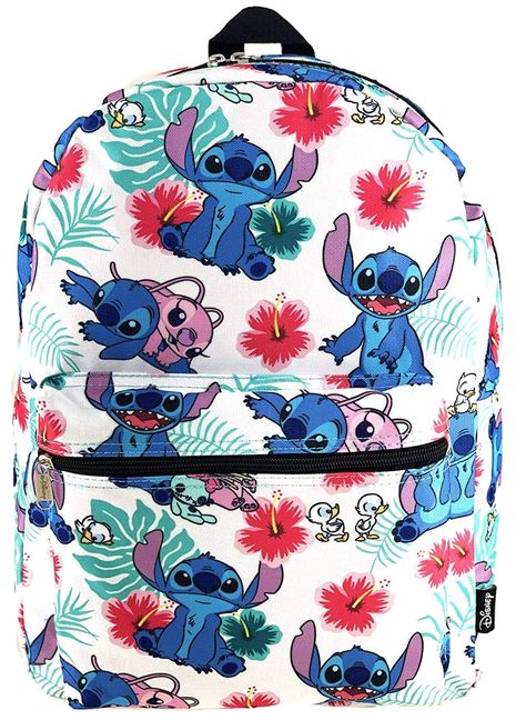 Free 2-day shipping. Buy Lilo and Stitch 16 Inch Allover Print Laptop Backpack (White) at Walmart.com Toothless And Stitch, Lilo And Stitch Merchandise, Lilo And Stitch Quotes, Stitch Backpack, Stitch Toy, Cute Mini Backpacks, Stitch Quote, Stitch Clothes, Stitch And Angel