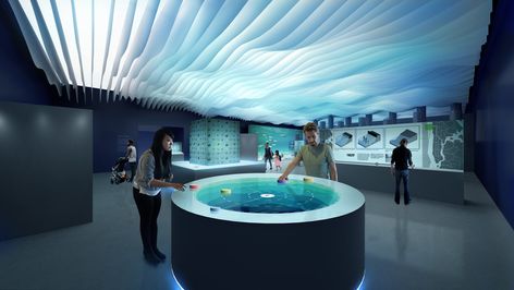 Urban Analysis, Art Galleries Design, Underwater Theme, Aquarium Design, Interactive Installation, Spa Design, Water Resources, Hudson River, Design Strategy