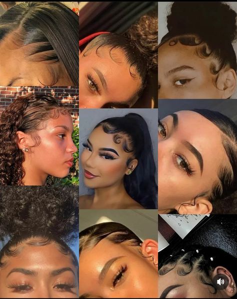 Hairstyles With Curled Hair, Curled Hair, Curly Hair Videos, Quick Natural Hair Styles, Edges Hair, Cute Simple Hairstyles, Beautiful Hairstyle, Beautiful Natural Hair, Pelo Afro