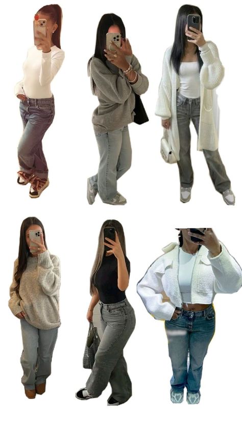 différentes idées de tenu Zara Drip, Outfit Zara, Ootd Winter, New Year New Me, School Fits, Back To School Outfits, Cute Fits, Lookbook Outfits, My Vibe