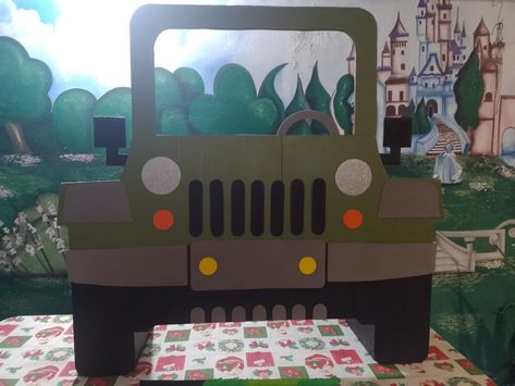 Marco Jeep para fotos Safari Crafts, Safari Birthday Party, Safari Birthday, 2nd Birthday, Jeep, Birthday Party, Birthday, Quick Saves, Molde