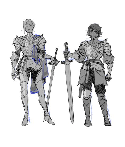 Fantasy Clothing Drawing Outfit Ideas, Fantasy Clothing Drawing, Drawing Outfit Ideas, Knight Reference, Outfit Ideas Male, Clothing Drawing, Armor Drawing, Reference Pose, Dnd Art