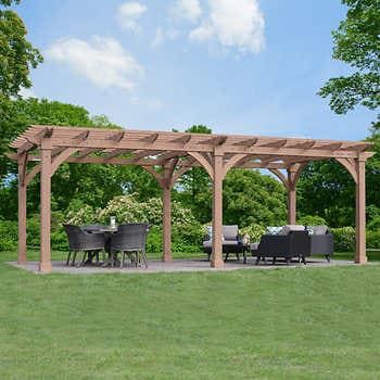 Modena Aluminum Pergola Cedar Room, Vinyl Pergola, Dining Outdoor, Cedar Pergola, Cedar Lumber, Wood Pergola, Aluminum Pergola, Pergola Kits, Post And Beam