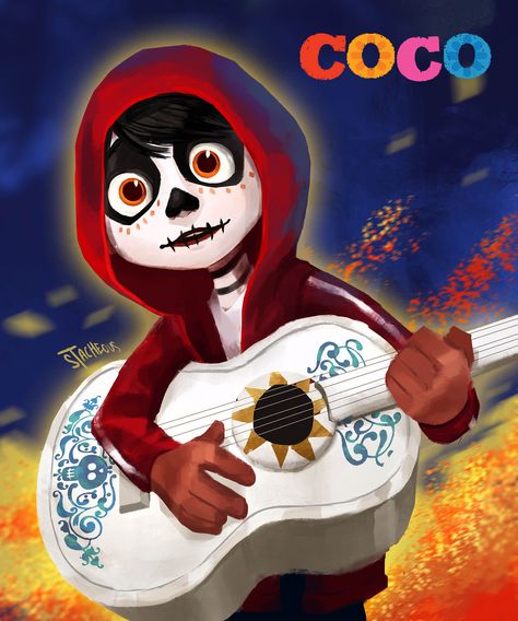 Stacheous — COCO Watched Coco yesterday and it was AMAZING.... Skeleton Ideas, Halloween Clay, Cute Skeleton, Disney Cartoon Characters, River Plate, Cute Disney Wallpaper, Halloween Inspiration, Cartoon Movies, Disney Pictures