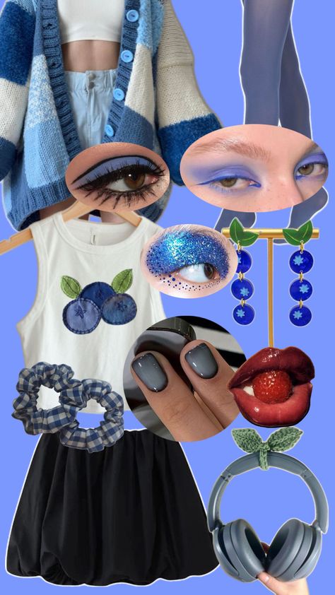 Psychadelic Outfits Aesthetic, Psychadelic Outfits, Mushroom Costume, Blueberry Fruit, Fruit Party, Magic Mushroom, Outfits Aesthetic, Stuffed Mushrooms, Fruit