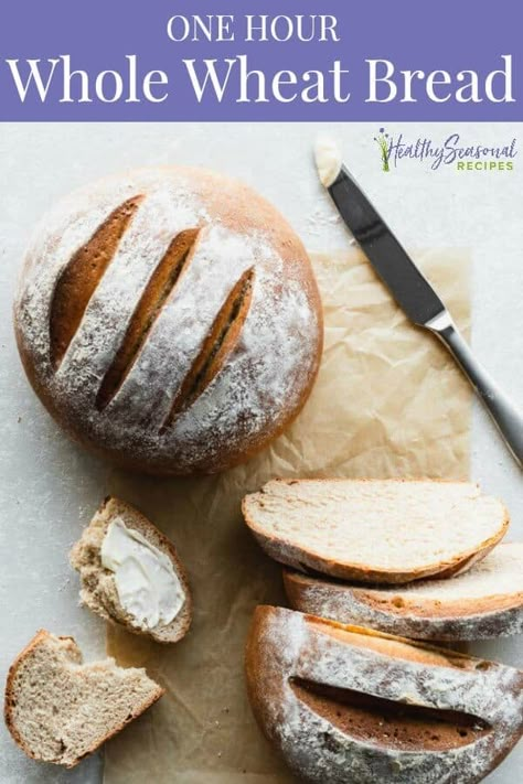 Wheat Flour Bread Recipe, Easy Whole Wheat Bread, Homemade Whole Wheat Bread, Whole Wheat Bread Recipe, Wheat Bread Recipe, Healthy Bread Recipes, Braided Bread, Artisan Bread Recipes, Best Bread Recipe