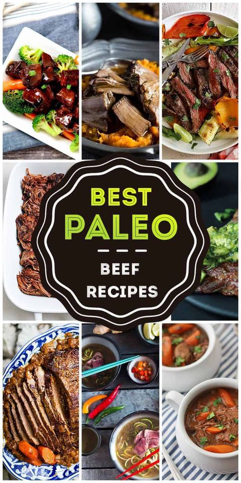 50 Paleo Beef Recipes The Whole Family Will Love in 2018 Paleo Beef Recipes, Zucchini Noodle Recipes, Caveman Diet, Paleo Crockpot, Paleo Beef, Paleo Lunch, Paleo Dinner, Primal Paleo, Low Carb Dinner