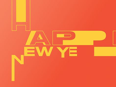 Happy - Loop by Christophe Zidler on Dribbble Motion Text, Dynamic Branding, Happy New Year Typography, Kinetic Type, Motion Graphs, Happy New Year Gif, Event Promo, Picture Editing Apps, 2d Illustration